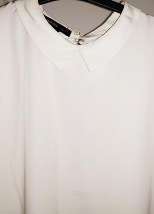 Гарне біло-молочне плаття сукня mango. розмір м. 3