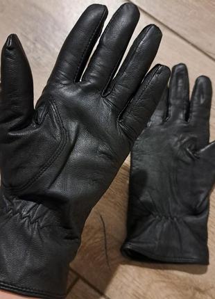 Мягкие кожаные перчатки3 фото