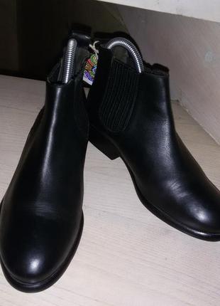 Премиум бренд billi bi copenhagen кожаные ботинки-челси размер 36 (23,5 см)5 фото