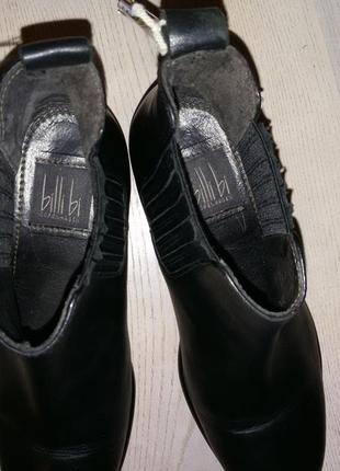 Премиум бренд billi bi copenhagen кожаные ботинки-челси размер 36 (23,5 см)8 фото