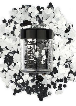 Блискітки - срібні stargazer chunky glitter - silver