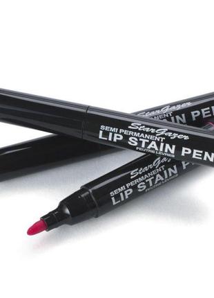 Напівперманентний олівець для губ stargazer semi permanent lip stain pen - #63 фото