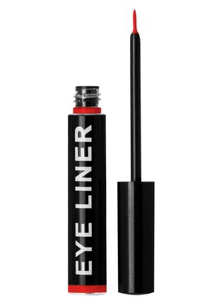 Гелева підводка червона liquid eyeliner red1 фото