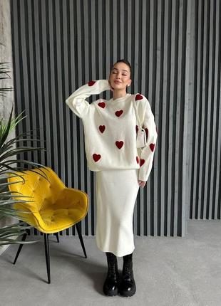 Женский костюм кофта+юбка