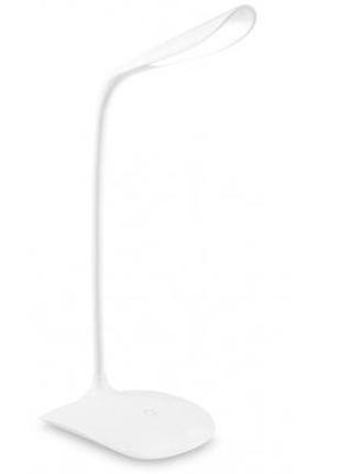 Настільна лампа colorway led portable & flexible with built-in accumulator 500mah (cw-dl06fpb-w)