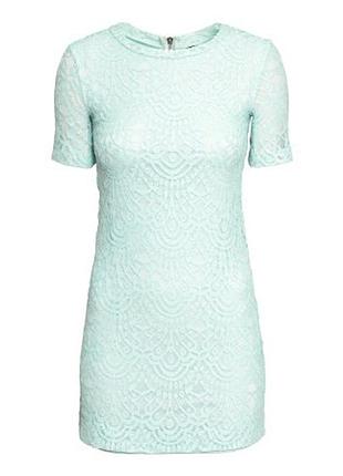 Кружевное платье h&m