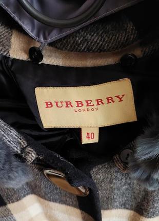 Вовняне пальто burberry3 фото