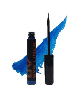 Неонова синя підводка (лайнер) для очей
