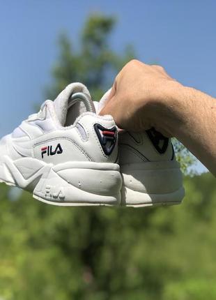 Fila vintage wmns venom low white спортивні шкіряні кросівки оригінал2 фото