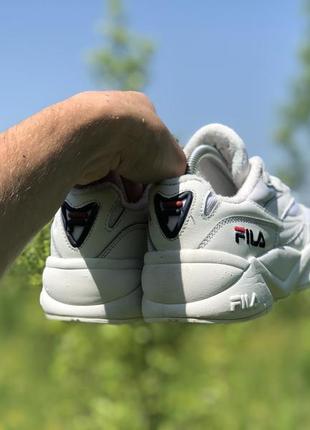 Fila vintage wmns venom low white спортивні шкіряні кросівки оригінал3 фото