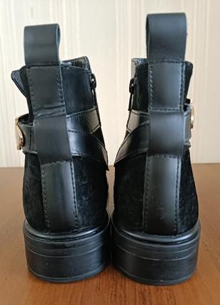 Кожаные ботинки esmara 38 размер.5 фото