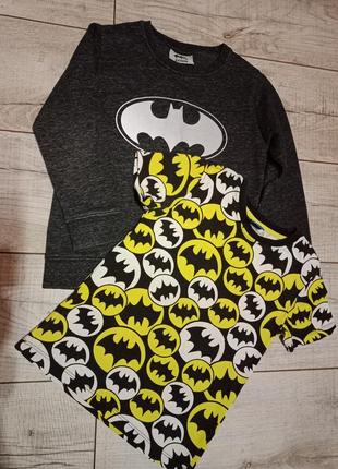 Реглан (кофта) batman,5-6 лет,116 см + футболка в подарок