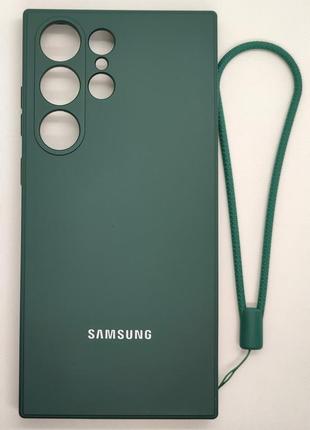 Silicone case силиконовый чехол, бампер для samsung galaxy s23 ultra