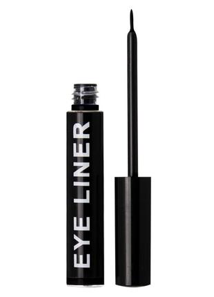 Гелева підводка чорна black liquid eyeliner