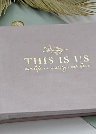 Розовый бархатный фотоальбом ручной работы, подарок на годовщину свадьбы, альбом для девушки8 фото