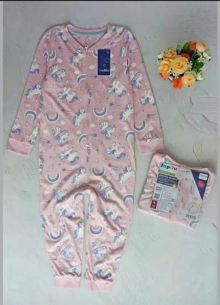 Комбинезон-слип,кигуруми lupilu на девочку 98-104 (3-4роки)