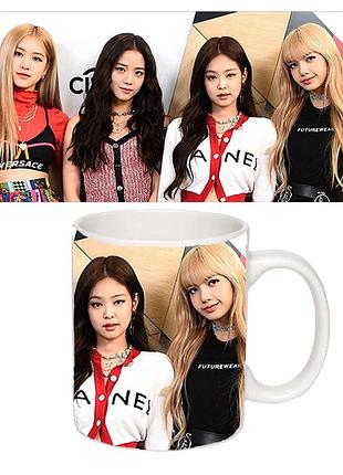 Чашка белая блэкпинк к-поп blackpink (z1412)