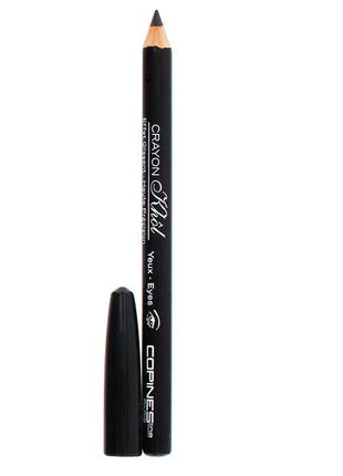 Карандаш для глаз copines line paris eye pencil 01- noir intense