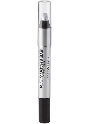 Кремові тіні-олівець металік - срібні stargazer metallic eye shadow pen - silver4 фото