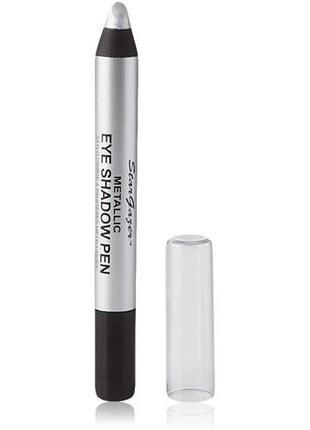 Кремові тіні-олівець металік - срібні stargazer metallic eye shadow pen - silver