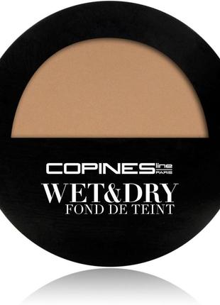 Компактная пудра copines line paris wet dry fond de teint poudre 04 - beige moyen