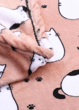 Плед ardesto flannel котики, 160х200 см (art0108pb)7 фото