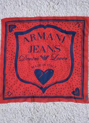Женский брендовый платок  armani jeans оригинал