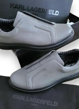 Туфли кроссовки натуральная кожа karl lagerfeld оригинал сша 🇺🇸 42 р