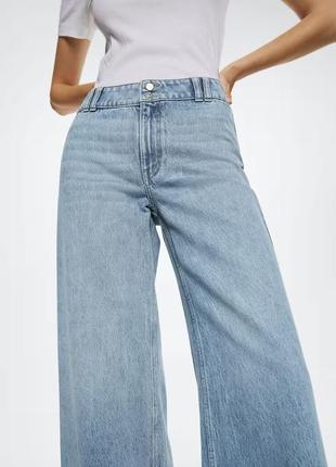 Кюлоты, джинсовые кюлоты, кюлоты джинс, джинсы короткие широкие, кюлоты джинсовые2 фото