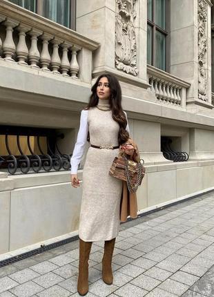 Вʼязана сукня zara