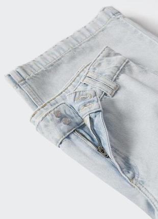 Джинсы, джинсы кюлоты, джинсы широкие укороченные, джинсовые кюлоты бриджи, кюлоты джинс mango6 фото