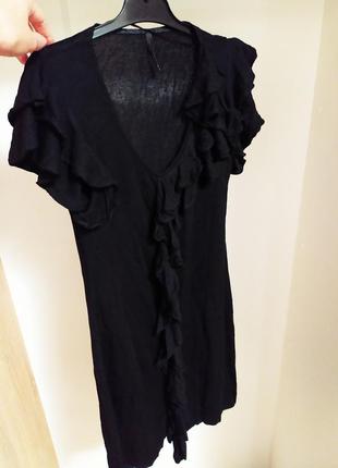 Гарне чорне плаття трикотажне naf naf. розмір s