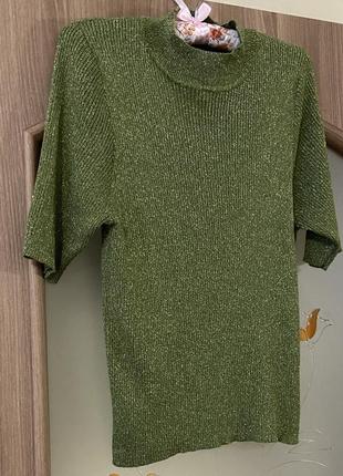 Трикотажная женская футболка из коллекции,marks &spencer,
