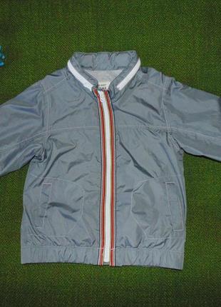 Куртка серая ветровка с капюшоном old navy. размер-4года, 4t, 104cм