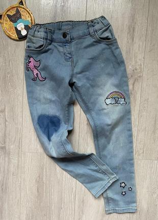 Джинси для дівчинки nutmeg 5-6 років
