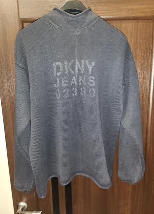 Оригинальный черный свитер dkny jeans