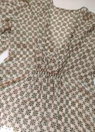 Ніжна красива легенька шифонова блуза , туніка f&f5 фото