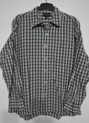 Акція 🔥1+1=3  3=4🔥 xl 52 сост нов сорочка чоловіча в клітку casual кежуал zxc