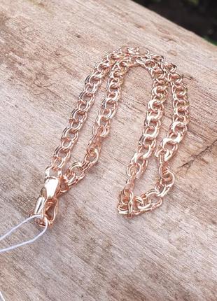 Браслет с позолотой из серебра