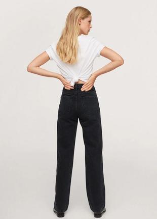 Широкие длинные джинсы от mango, 32, 38р, испания5 фото