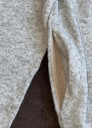 Кашемірова кофта на блискавці светр paul rosen оригінальний сірий7 фото