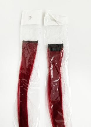 Накладные цветные пряди волос (трессы)