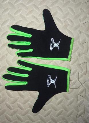 Перчатки для регби спорта gilbert atomic glove2 фото