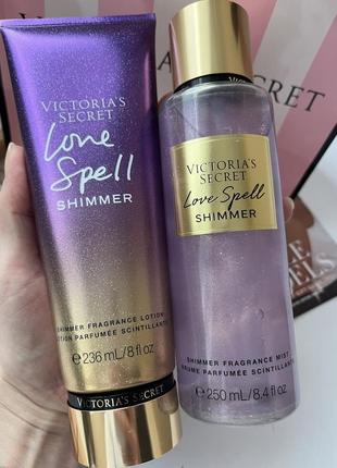 Victoria’s secret love spell shimmer набор