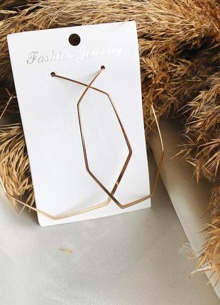 Геометрические серьги