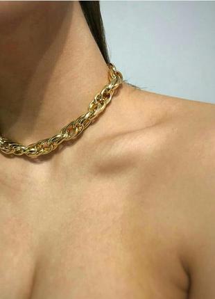 Цепочка, подвеска чокер на шею2 фото