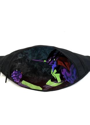 Поясная сумка бананка евангелион evangelion (gb evan 06) gear bag черная