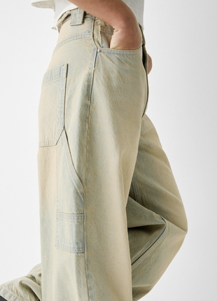 Стильные широкие джинсы4 фото