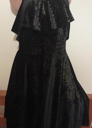 Оксамитова сукня плаття жіноче5 фото
