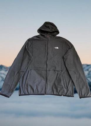 Флісова кофта the north face оригінальна сіра